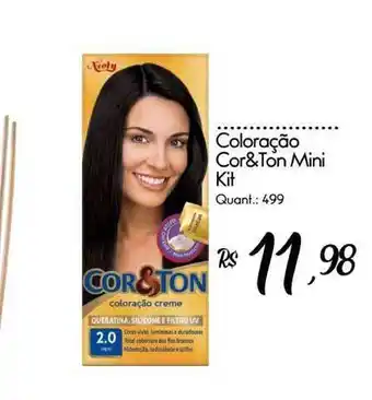 Giassi Supermercados Coloração Cor&ton Mini Kit oferta