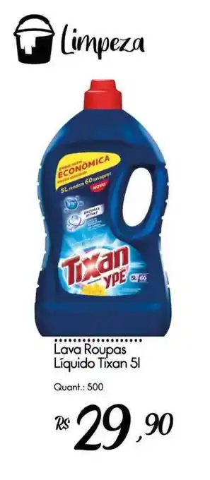Giassi Supermercados Lava Roupas Líquido Tixan 5L oferta