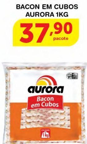 Roldão Bacon em cubos aurora kg oferta
