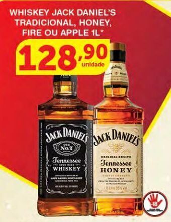 Roldão Whisky jack daniel´s 1l oferta