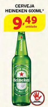 Roldão Cerveja heineken 600ml oferta