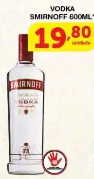 Roldão Vodka smirnoff 600ml oferta