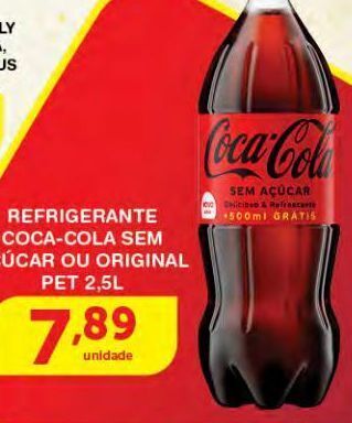 Roldão Refrigerante coca-cola 2.5l oferta