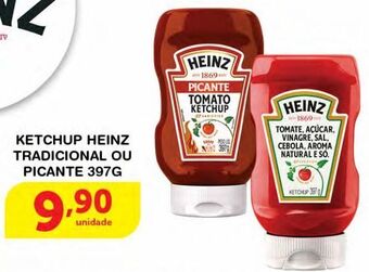 Ketchup heinz tradicional ou picante 397g