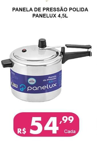 Panela de Pressao Polida Panelux 4.5L