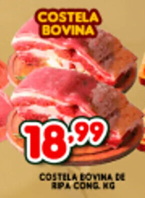Supermercados Cristal Costela Bovina de Ripa cong. 1kg oferta