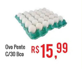 Mart Minas Ovo Pente c/30 bco oferta