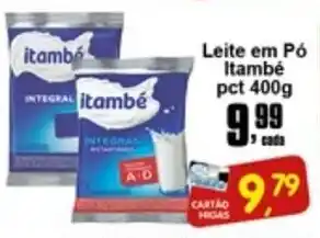 Higa's Supermercado Leite em po Itambe 400g oferta