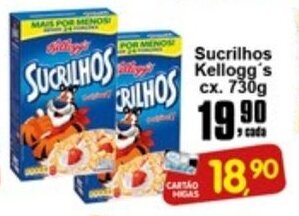 Higa's Supermercado Sucrilhos Kellogg's 730g oferta