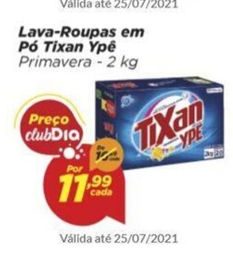 Dia Lava roupas em po Tixan Ype 2kg oferta