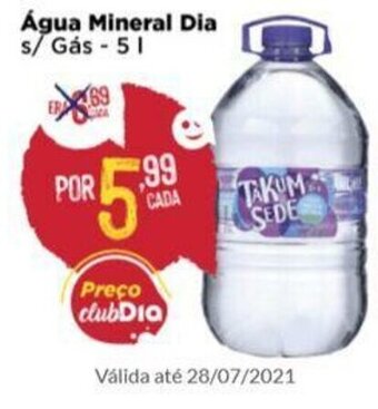 Dia Agua Mineral Dia 5L oferta