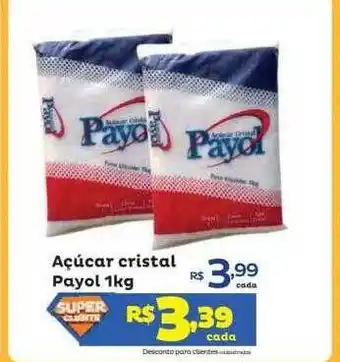 Super Lagoa Açúcar cristal payol oferta