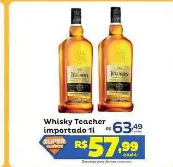 Super Lagoa Whisky teacher importado oferta