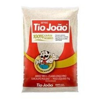 Arroz branco tio joão 1 kg