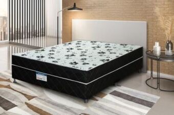 Cama box conjugado espuma d28 casal union new dream ortopédico 138x188x43 - ortobom