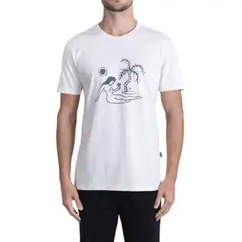 Decathlon Camiseta billabong sun workshiper masculina off white oferta