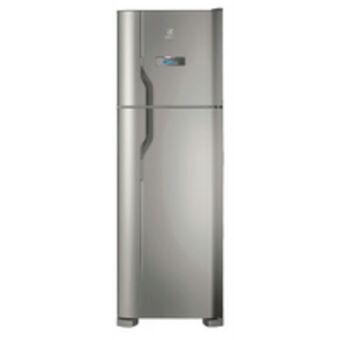 Novo Mundo Geladeira, refrigerador, electrolux, frost free, inox, drink express, 371l - dfx41 oferta