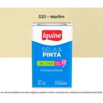 Bemol Tinta acrilica iquine standard fosco 16l sela & pinta 020 marfim (mp) oferta