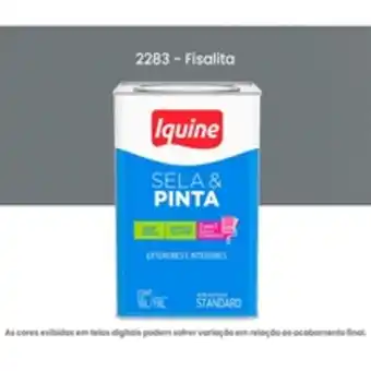 Bemol Tinta acrilica iquine standard fosco 16l sela & pinta 2283 fisalita (mp) oferta