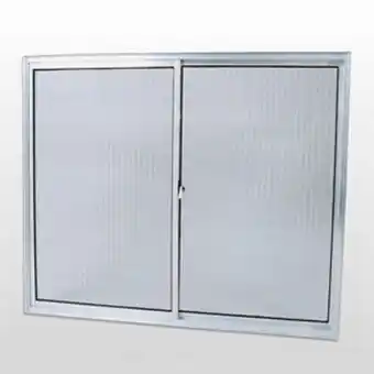 Comjol Janela de correr 2 folhas 100x100cm canelada slim líder oferta