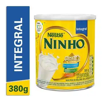 Super Nosso Leite em pó ninho integral 380g oferta