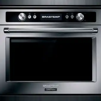 Brastemp Micro-ondas de embutir brastemp gourmand 40 litros inox com sistema 3d e sensor cooking - bmo45ar oferta