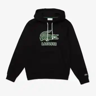 Moletom masculino com capuz e crocodilo estampado craquelado