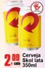 Higa's Supermercado Cerveja Skol lata 350ml oferta