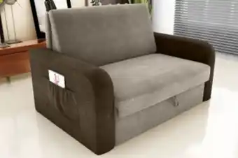 Sofá cama daiane bege/marrom - matrix