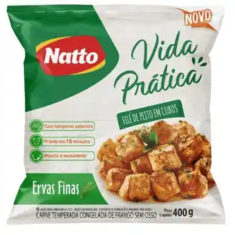 Extrabom Supermercados File peito cubos natto temp e finas 400 gr oferta