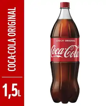 Super Nosso Refrigerante coca-cola sabor original 1,5l oferta