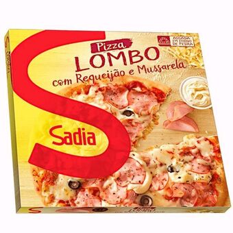 Extrabom Supermercados Pizza sadia lombo com requeijão e mussarela 460g oferta