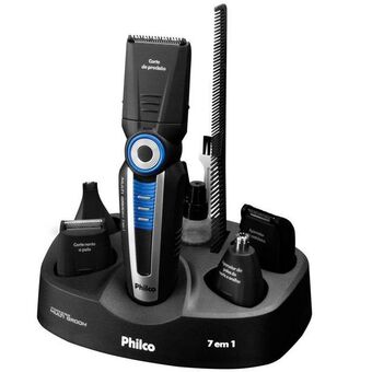 Aparador de pelos philco multi groom 6 pentes sem fio