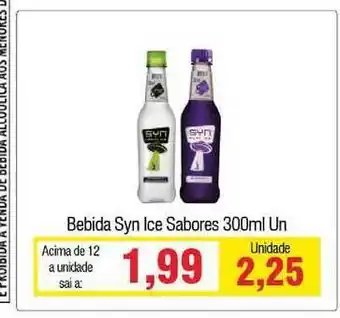 Spani Atacadista Bebida Syn Ice Sabores 300ml oferta