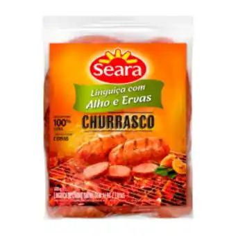 Enxuto Linguiça toscana seara com alho e ervas churrasco 600g oferta