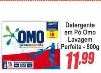 Serrano Supermercado Detergente em pó omo lavagem perfeita oferta