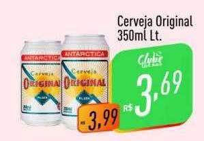 Supermercados Pague Menos Cerveja original oferta