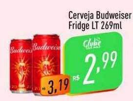 Supermercados Pague Menos Cerveja budweiser fridge oferta
