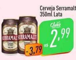 Supermercados Pague Menos Cerveja serramalte oferta