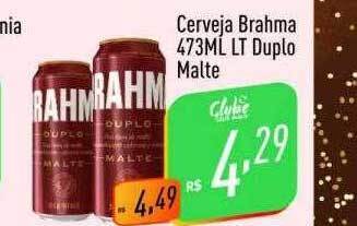 Supermercados Pague Menos Cerveja brahma lt duplo malte oferta