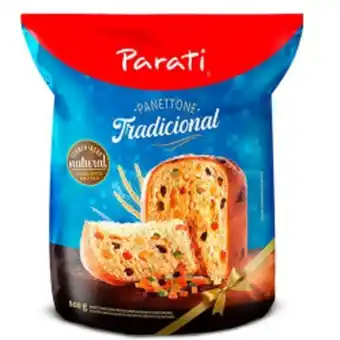 Supermercados Tiaozinho Panettone parati 500gr frutas oferta