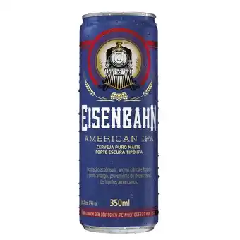 Super Nosso Cerveja eisenbahn american ipa puro malte lata 350ml oferta