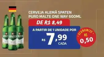 Bahamas Mix Cerveja alemã spaten puro malte one way oferta