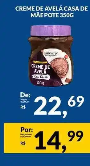 Boa Supermercados Creme de avelã casa de mãe oferta