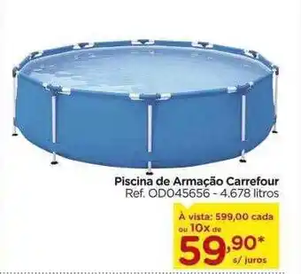 Carrefour Piscina de armação carrefour oferta