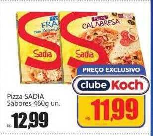 Supermercados Koch Pizza sadia sabores oferta