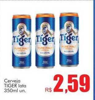 Supermercados Koch Cerveja tiger oferta