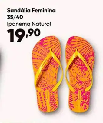 Zaffari Sandália feminina 35 40 ipanema natural oferta