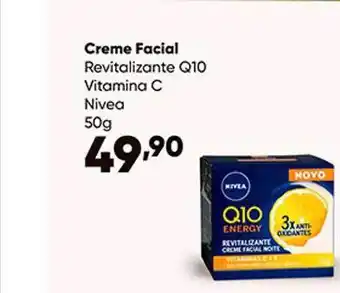 Creme facial revitalizante q10 vitamina c nivea
