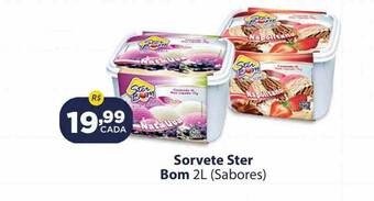 Super Show Sorvete ster bom sabores oferta